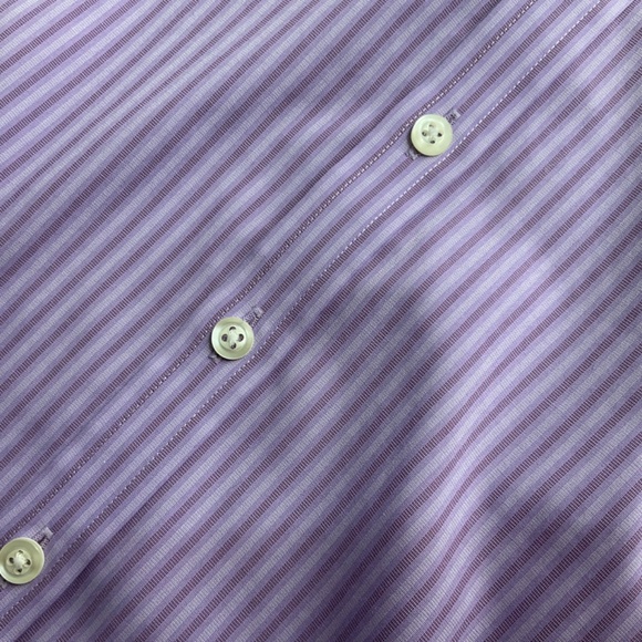 Hudson Room Women’s Stretch Cotton No Iron Button Up Shirt Blouse Purple… - Picture 7 of 12